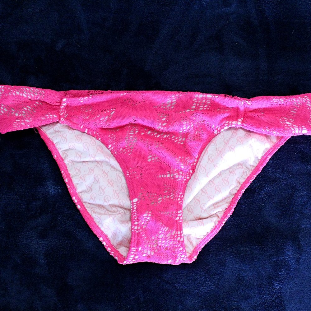 Neon Pink Victoria's Secret Bikini Bottoms